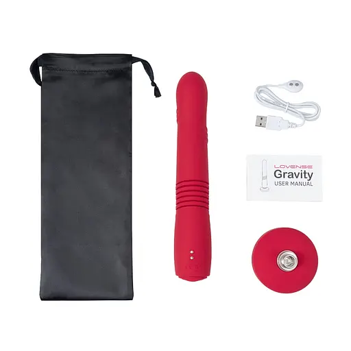 Вибратор Lovense Gravity 25.9 см красный - фото 7