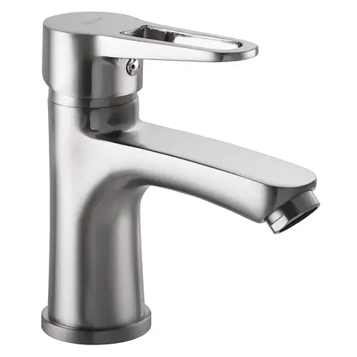 Змішувач для умивальника Zerix PUD1 045 ZX2795 Нержавіюча сталь - фото 1