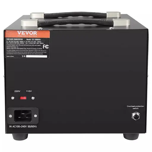 Перетворювач напруги VEVOR ST-5000VA 5000W 110V/220V - фото 2