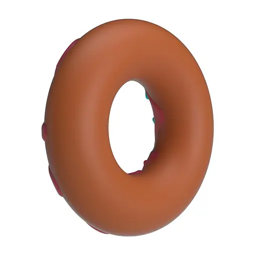 Эрекционное кольцо Pretty Love Super Donut Cock Ring 4.6 см (розовый) - фото 4