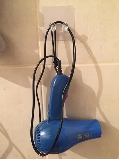 Потужний якісний маленький фен для сушіння укладання волосся Nova 876 дорожній фен - фото 4