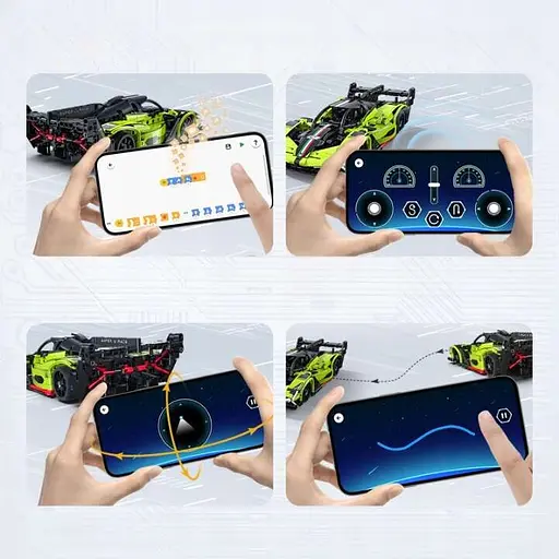 Конструктор машина на радіокеруванні CADA Emerald Deity  гонка 388 деталей  - фото 5