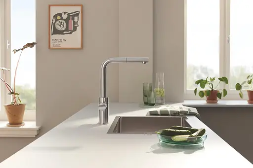 Смеситель для кухни с подключением питьевой воды Grohe Blue Pure Minta 30590DC0 Нержавеющая сталь - фото 3