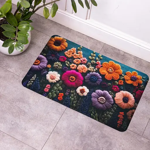 3D-килимок для ванної кімнати з м'якого діатоміту 38×58 (см) вологопоглинальний килимок для дому ванни душу та туалету Yiwu HP-42-30 - фото 2