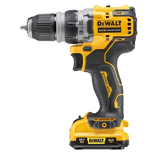 Дрель-шуруповерт DeWalt бесщеточная XR Li-Ion 12 В со сменными насадками (DCD703L2T) - фото 2