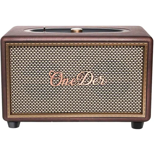 Портативная колонка OneDer D6 BT/TF/USB/AUX 40 Вт Brown - фото 1