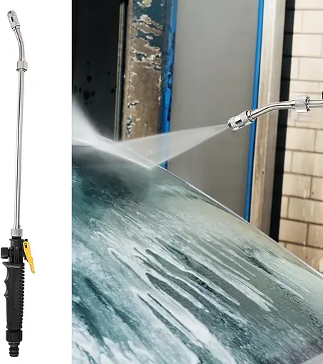 Струменева насадка, G3/8in DN10 2-в-1, регульований розпилювач води високого тиску для поливу квітів Струменяна насадка G3/8in DN1 - фото 5