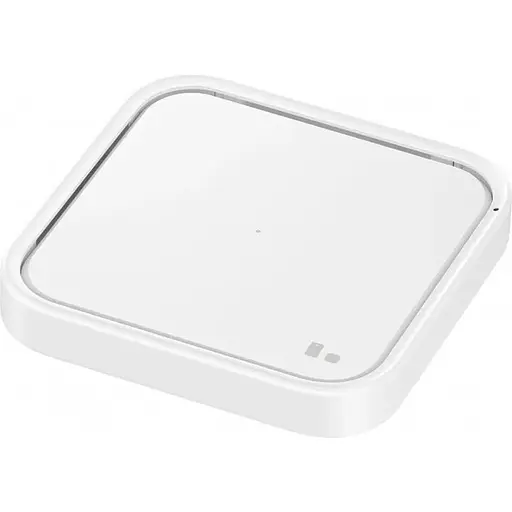 Бездротове зарядне Samsung 15W Wireless Charger Pad w/o TA (EP-P2400BWEGEU) біле - фото 1