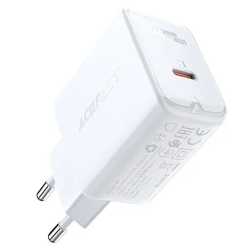 МЗП Acefast A21 PD30W GaN (1USB-C) White - фото 3