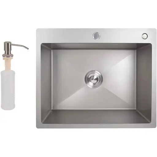 Кухонная мойка Lidz H6050G PVD 3.0/1.0 мм LDH6050GPVD3008 - фото 1