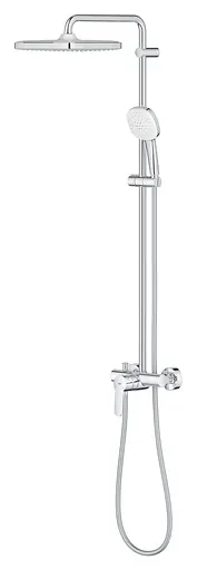 Душевая система с однорычажным смесителем настенного монтажа Grohe Tempesta System 250 Cube 26692001, Хром - фото 4