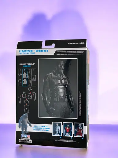 Коллекционная Подвижная фигурка Бладспорт без маски Bloodsport The Suicide Squad DC Multiverse - фото 2