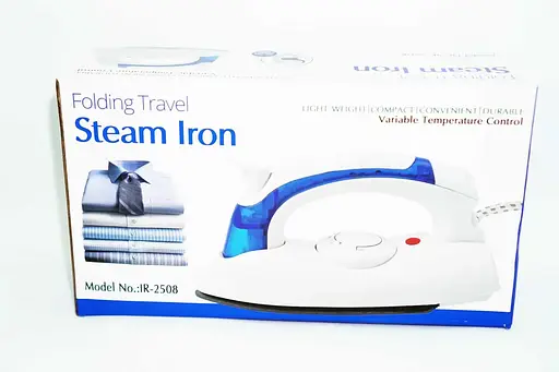 Дорожня парова міні праска IR-2508 700W (Біла з синім) - фото 10