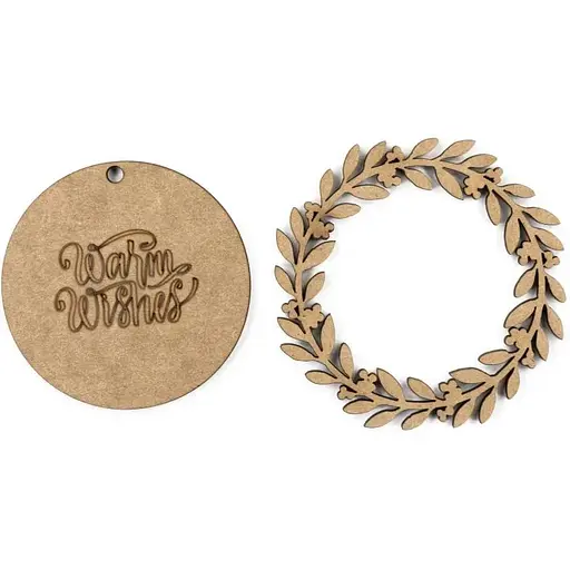 Набір заготовок Rosa Talent Warm Wishes ХДФ 9.5х9.5 см 4 шт