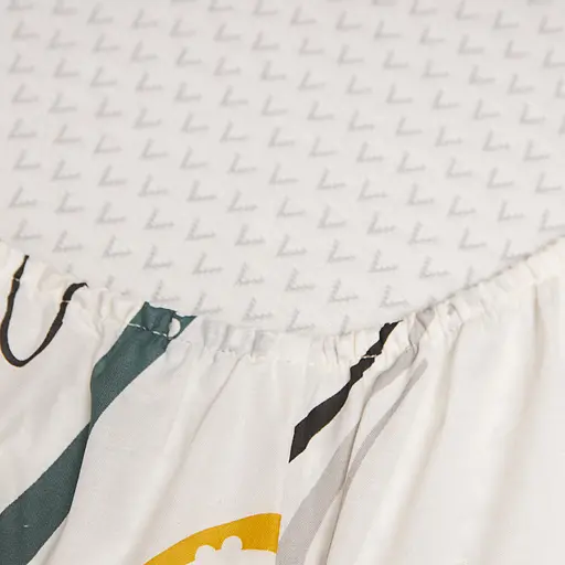 Простирадло на резинці Moon&Star Natural Waves Бязь Gold Люкс 160х190х20 см - фото 2