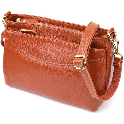 Женская сумка Vintage из натуральной кожи с формоустойчивым дном 27х16х11 см sum0027558 - фото 1