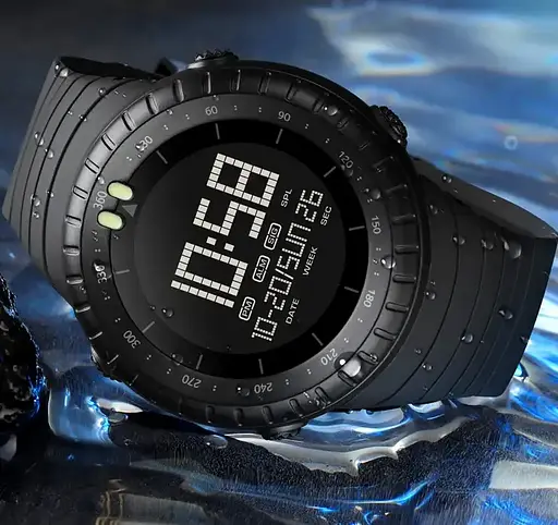 Чоловічий спортивний годинник Skmei 1992 (Чорний) - фото 6