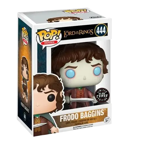 Коллекционная фигурка Funko Pop The Lord of the Rings Властелин колец Frodo Baggins Фродо Бэггинс Chase 10см - фото 3