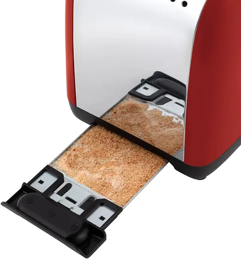 Тостер Russell Hobbs Colours Plus 1600 Вт нержав. підігрів розморозка червоний - фото 7