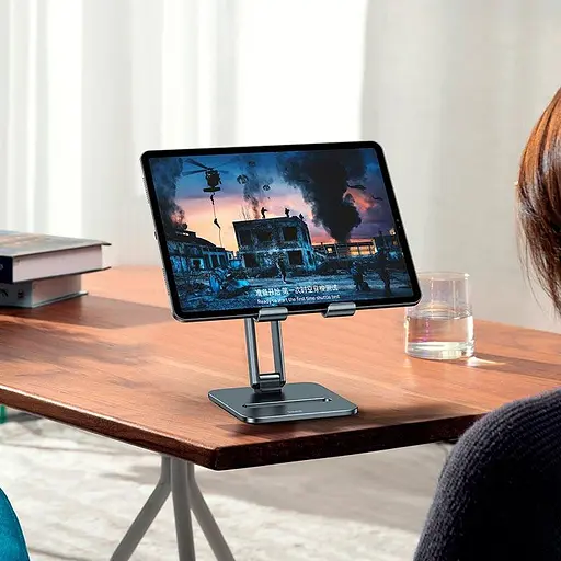 Тримач Baseus Desktop Biaxial Foldable Metal Stand (for Tablets 13") (LUSZ000113) - фото 7