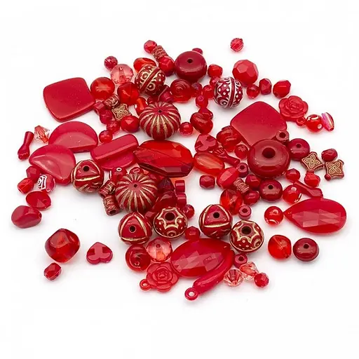 Декоративні намистинки для творчості Бомбей Dom Busin УТ100014229 в упаковці 86 шт - фото 1