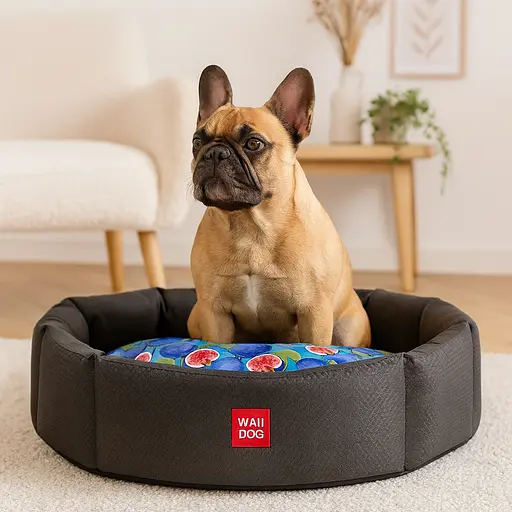 Лежанка для собак Waudog Relax Інжир L  49х49х20 см   - фото 4