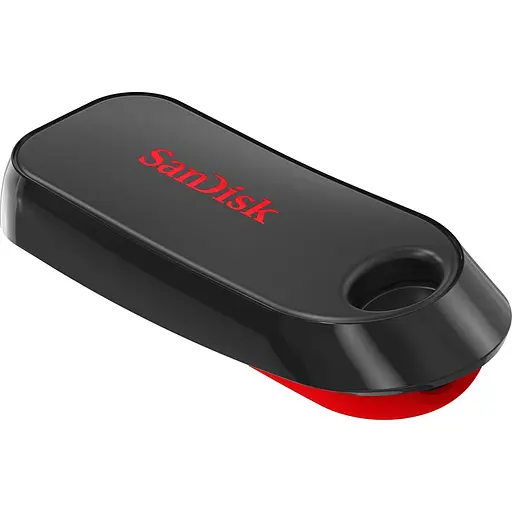 USB флеш-накопичувач SanDisk Cruzer Snap 128GB 2.0 USB-A Black SDCZ62-128G-G35 (66600) - фото 3