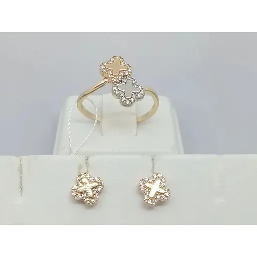 Золоте кільце Імперія золота з фіанітами. КВ1167КИ 17 - фото 5