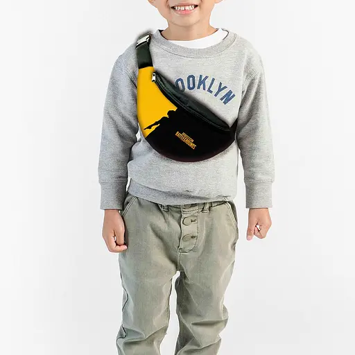 Набор детский Пабг "PUBG" рюкзак рюкзак 36х27см сумка-бананка, кружка с принтом для мальчика (01565) - фото 3