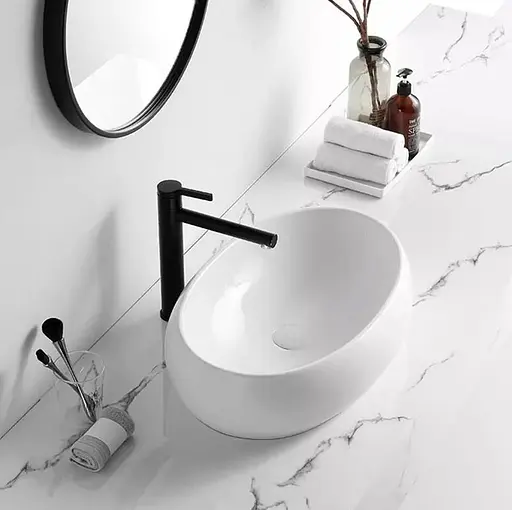 Умивальник Dusel Rimini 480450W, Білий - фото 2