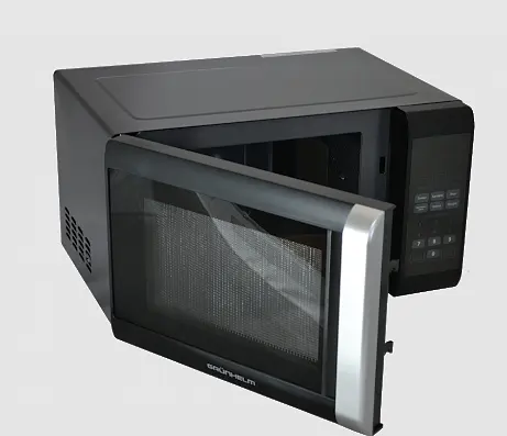 Мікрохвильова електронна піч Grunhelm 23MX823-B маленька мікрохвильовка - фото 2