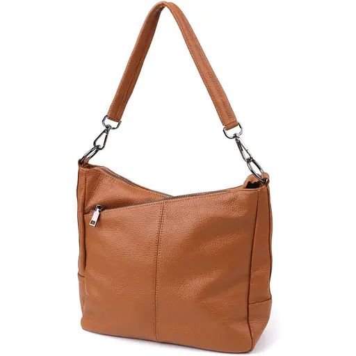 Женская сумка Vintage на два отделения из натуральной кожи 26х24х10 см sum0027604 - фото 1