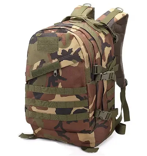 Тактический рюкзак 43 л + система Molle + ткань Oxford Камуфляж