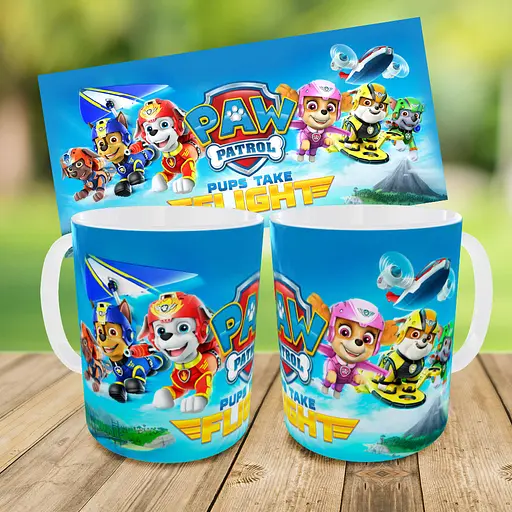 Набір дитячий Щенячий патруль рюкзак 36х27см сумка-бананка, кружка з принтом для хлопчика (01632) - фото 9