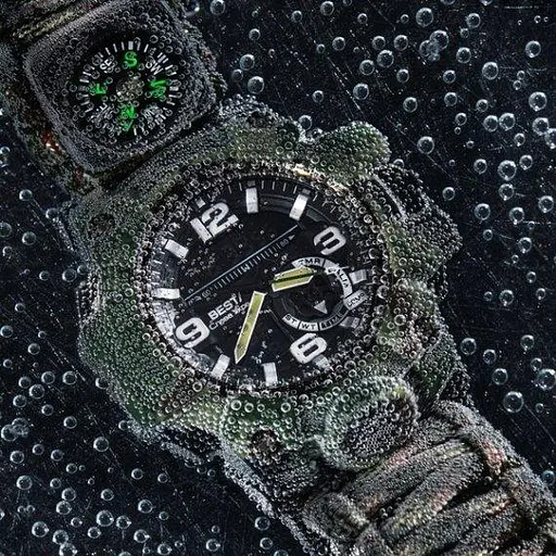 Мужские наручные часы Besta Military с компасом (Камуфляж) - фото 8