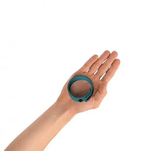 Ерекційне кільце Love To Love Hero Ring Teal Me, регульоване за допомогою кнопок - фото 3