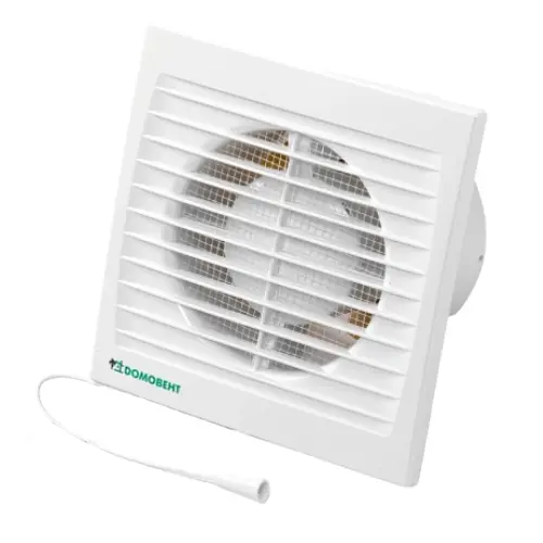 Вытяжной вентилятор Домовент 125 С1В со шнурковым выключателем Белый 30412 - фото 2