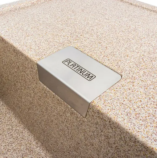 Кухонна мийка Platinum 8650 DIAMOND карамель (SP000039165) - фото 6