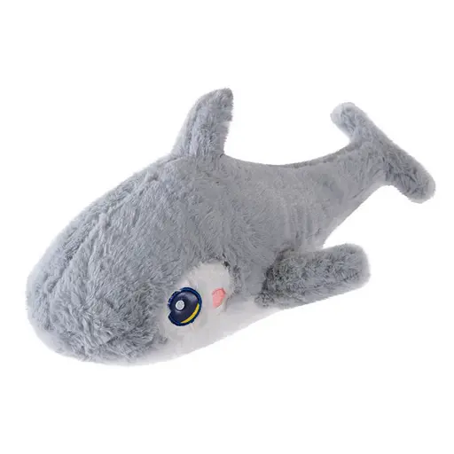 Детская мягкая игрушка "Акула" Bambi K15248(Grey) серый, размер 45 см - фото 1