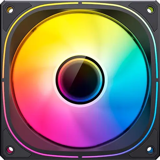 Вентилятор JonsboRefurbished-505BR Reverse ARGB Black (FR-505BR Reverse ARGB Black) - фото 2