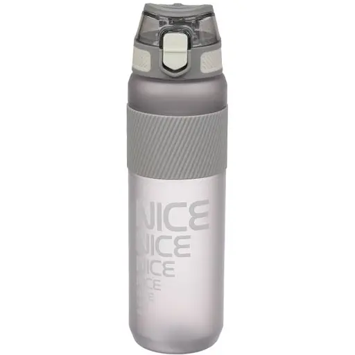 Пляшка для води спортивна Laprida Soft-touch 1000 мл сіра (67-5213)