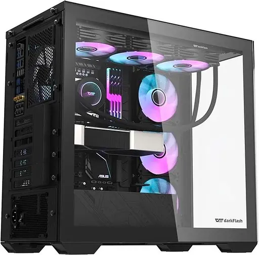 Корпус Darkflash DLX4000 Black (DLX4000 Black) без блока питания - фото 5