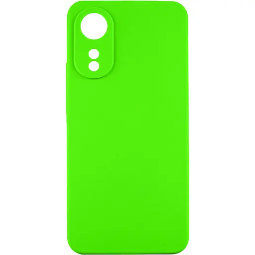 Чохол TPU GETMAN Liquid Silk Full Camera для Oo A78 4G Салатовий / Neon Green