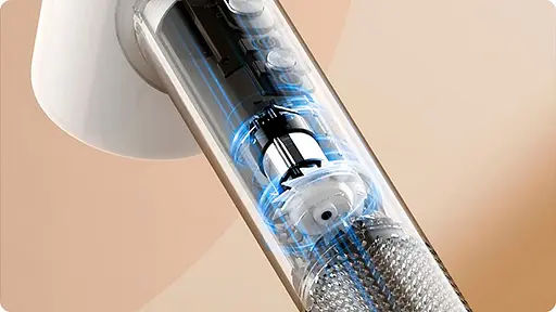 Фен для волосся з іонізацією Deerma DEM-CF50W рожевий - фото 4