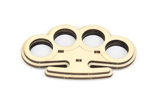 Дерев'яний конструктор "Кастет" 6 деталей - фото 7