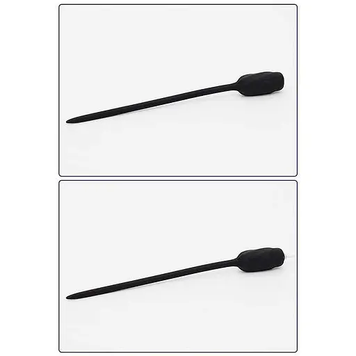 Вибрационный уретральный катетер Galaku 20 режимов USB 10,5 см Черный K000567 - фото 5