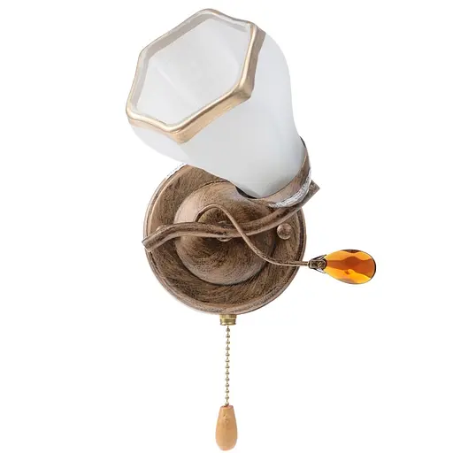 Бра Brille LK-151W/1 настінне накладне з вимикачем класичне - фото 2