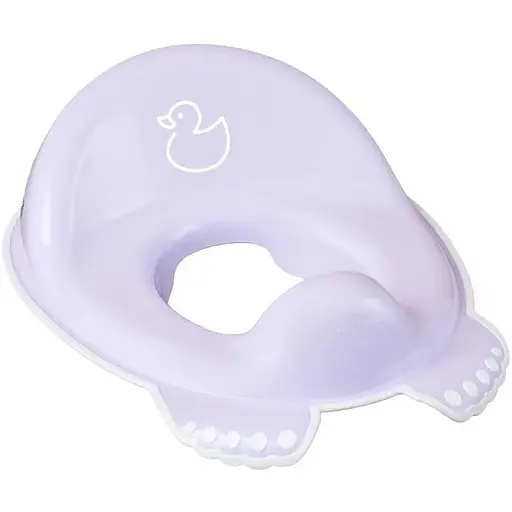 Накладка дитяча антиковзка на сидіння унітазу Tega Baby Duck light violet - фото 1