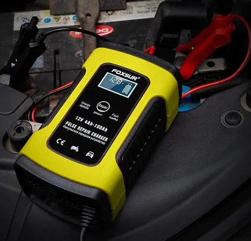 Автомобільний зарядний пристрій для акумулятора Foxsur 12V 5A - фото 8