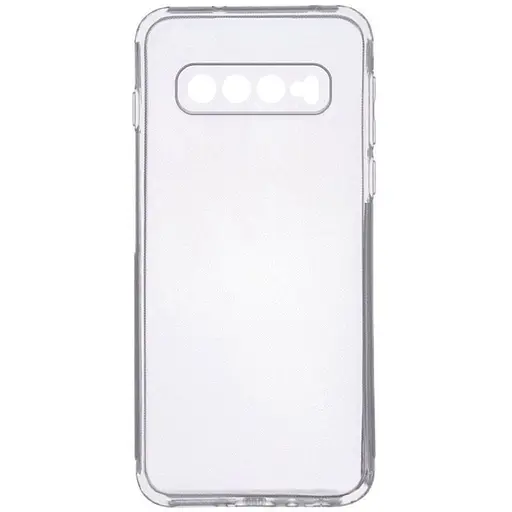 TPU чехол Epik Transparent 1.5 mm Full Camera для Samsung Galaxy S10 Бесцветный прозрачный